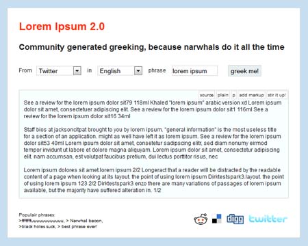 Lorem Ipsum 2.0